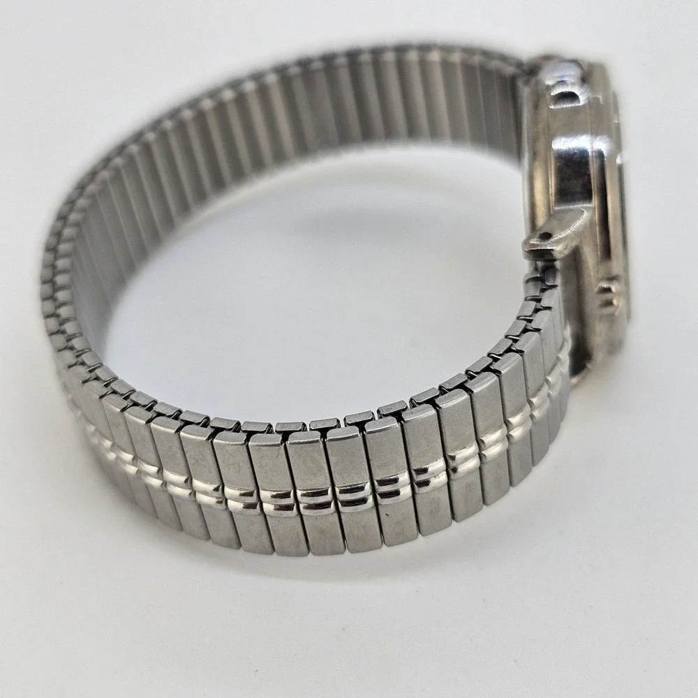 Carriage Timex Women's Watch 25MM White Dial Gray Expansion Band‎ 6